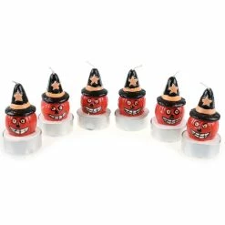 Candle (set Of 6 Pc) PUMPKIN - 19249