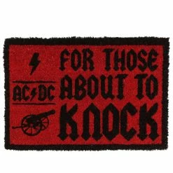 Doormat AC / DC - (For Those About To Knock) - PYRAMID POSTERS