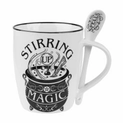 Mug With Spoon ALCHEMY GOTHIC - Stirring Up Magic