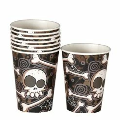 Paper Party Cups - HALLOWEEN BONE
