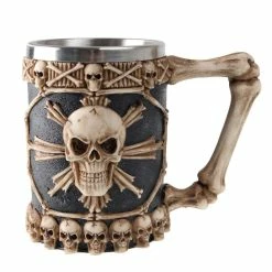 Beer Glass 0,5 L Large Tankard Of Skulls