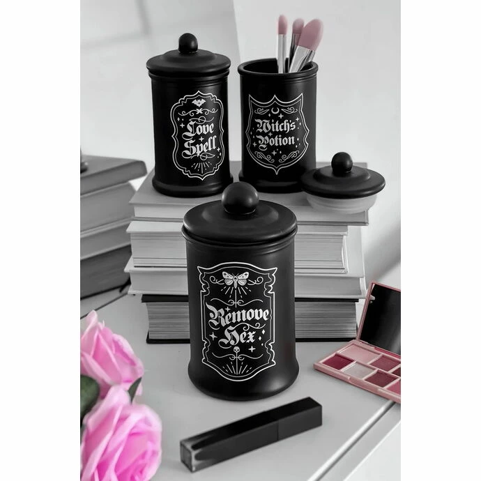 Decoration (jar) Set Of 3 Pcs KILLSTAR - Witch's Vanity - Black - Image 2