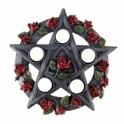 Candlestick Pentagram Rose