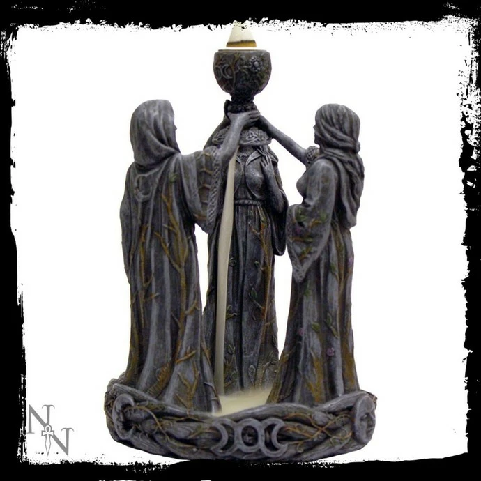 Decoration (candlestick) Mother Maiden & Crone Backflow - NENOW - Image 4