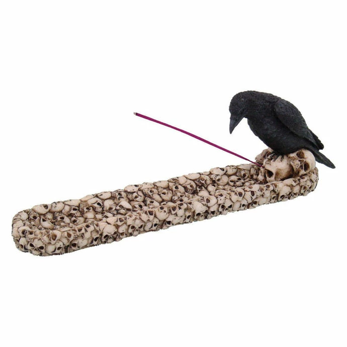 Stand To Incense Sticks Raven Skull