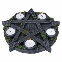 Candlestick (decoration) Wiccan Pentagram Tea