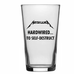 Glass METALLICA - HARDWIRED TO SELF DESTRUCT - RAZAMATAZ