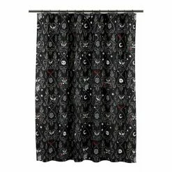 Shower Curtain KILLSTAR - Devil Details - Black