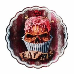Decoration (serving Plate, Trivet) ALCHEMY GOTHIC - Skull Cupcake