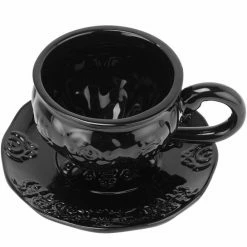 Mug (set) KILLSTAR - Daemon Teacup & Saucer - Black