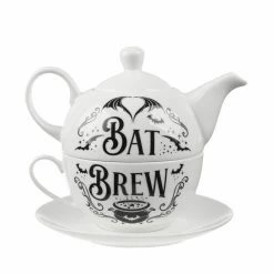 Tea Set ALCHEMY GOTHIC - Fine Bone China - Bat Brew