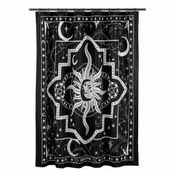 Shower Curtain KILLSTAR - Dimensional Key - Black