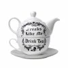 Tea Set ALCHEMY GOTHIC - Freaks Like Me Drink Tea