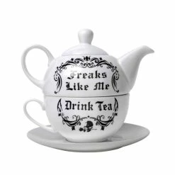 Tea Set ALCHEMY GOTHIC - Freaks Like Me Drink Tea