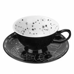 Cup (set) KILLSTAR - Phoenix Tea & Saucer - BLACK