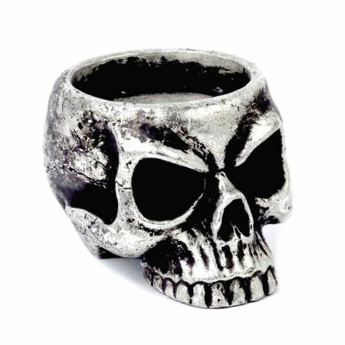 Candle Holder (decoration) ALCHEMY GOTHIC - Skull Tea - Image 2