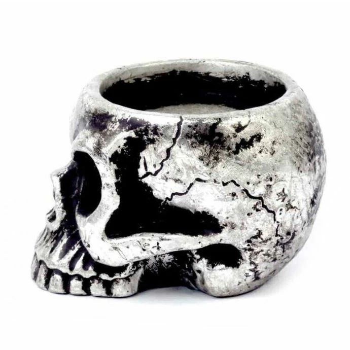 Candle Holder (decoration) ALCHEMY GOTHIC - Skull Tea - Image 3