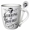 Mug With Spoon ALCHEMY GOTHIC - Stirring Up Trouble