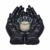 Decoration (candle Holder) Palmist's Guide - Black